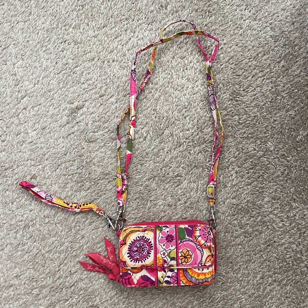 Vera Bradley All In One Crossbody in Clementine